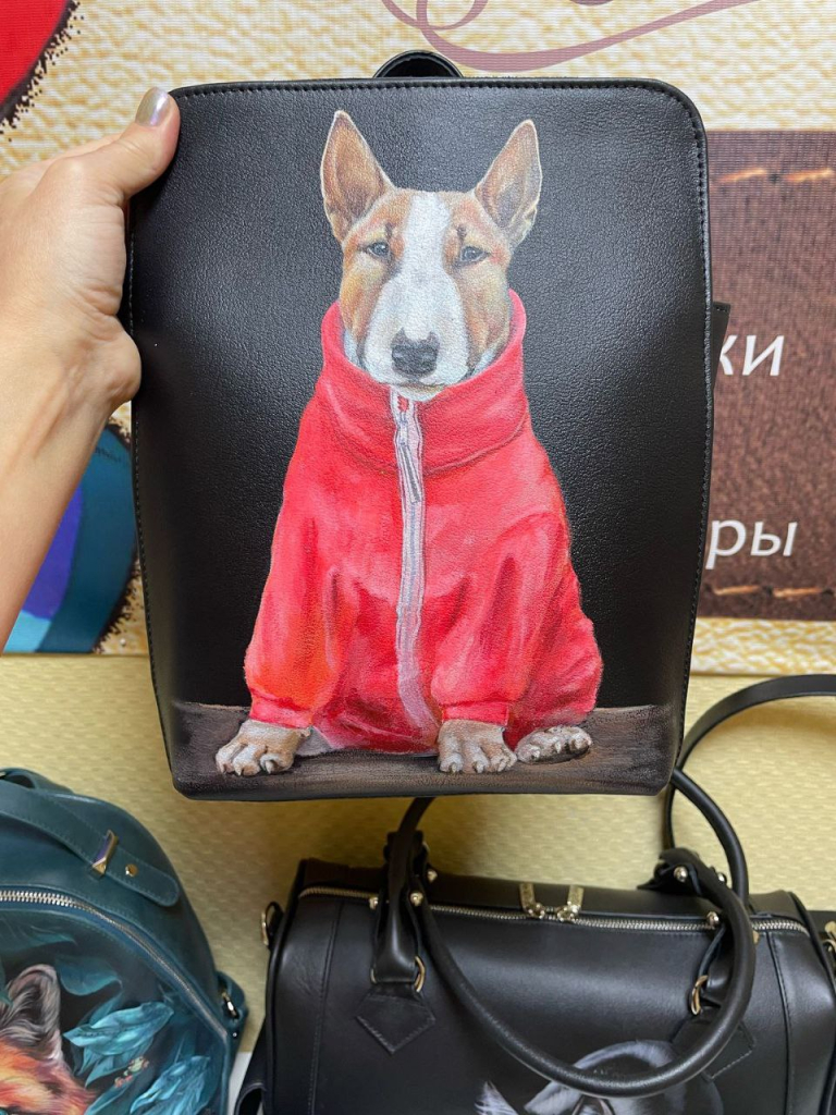 Купить рюкзак в мастерской сумок на заказ с портретом собаки.jpg Купить рюкзак в мастерской сумок на заказ с портретом собаки.jpg