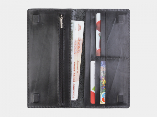 Женское портмоне с росписью "Маргарита" - кожаный женский кошелек-портмоне ручной работы с рисунком на заказ |  Sumnizza фото 3