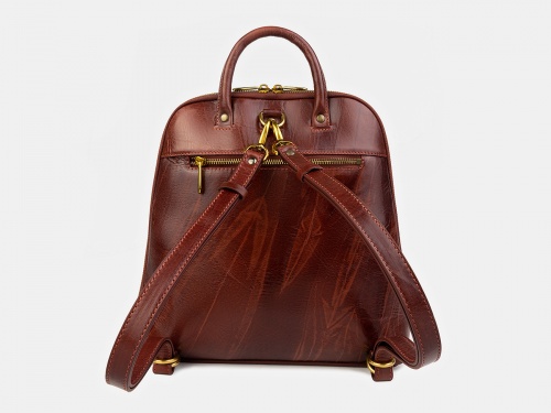 Городской рюкзак для женщин с росписью "Лисенок в гирляндах" ручной работы с рисунком и вышивкой на заказ - Sumnizza фото 4