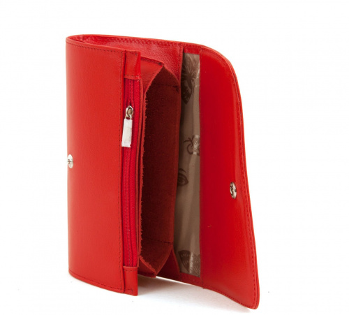 Женский кошелек на кнопке с росписью "Лягушка" - кожаный женский кошелек-портмоне ручной работы с рисунком на заказ |  Sumnizza фото 2