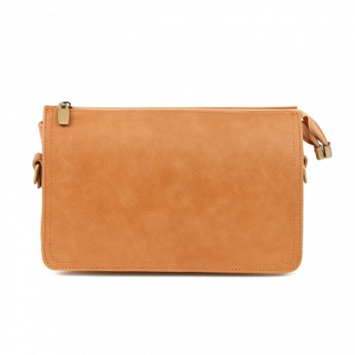 Женская кожаная сумка через плечо с рисунком ручной работы "Львиная нежность" — кросс боди с принтом на заказ фото 3