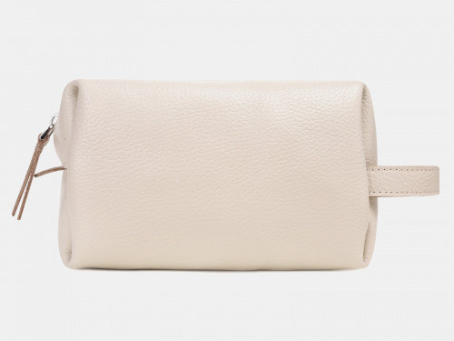 Женская косметичка из натуральной кожи "Молоко" - кожаная женская косметичка ручной работы с рисунком на заказ |  Sumnizza фото 2