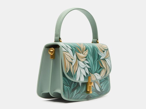 Женская сумка через плечо с рисунком ручной работы "Нежность" ручной работы с рисунком и вышивкой на заказ
 фото 2