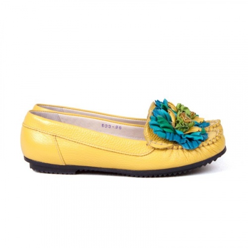 Мокасины "Цветок 3D" - кожаные и замшевые мокасины ручной работы с рисунком на заказ | Sumnizza фото 5