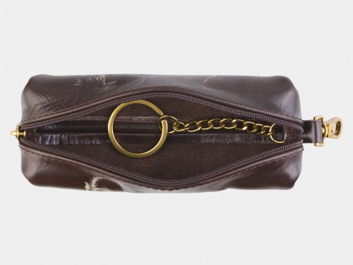 Ключница "Знакомство" - кожаная ключница ручной работы с рисунком на заказ |  Sumnizza фото 3