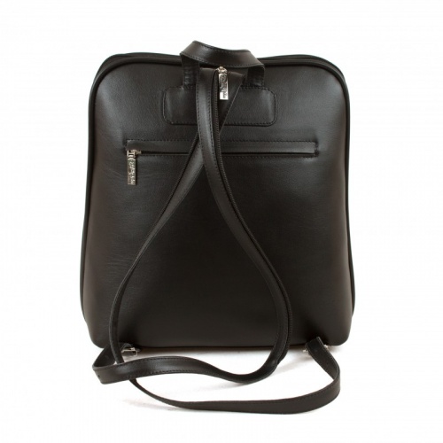 Женский рюкзак городского стиля с росписью "Кот Бегемот" ручной работы с рисунком и вышивкой на заказ - Sumnizza фото 2