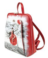 Стильный рюкзак женский городской с рисунком "Под небом Парижа" ручной работы с рисунком на заказ | Купить в Sumnizza