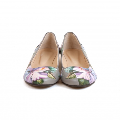 Балетки российского производства "Колибри" - кожаные женские балетки ручной работы с рисунком на заказ |  Sumnizza фото 2