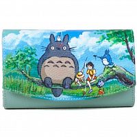 Прикольный женский кошелек "Мой сосед Тоторо" ручной работы с рисунком на заказ