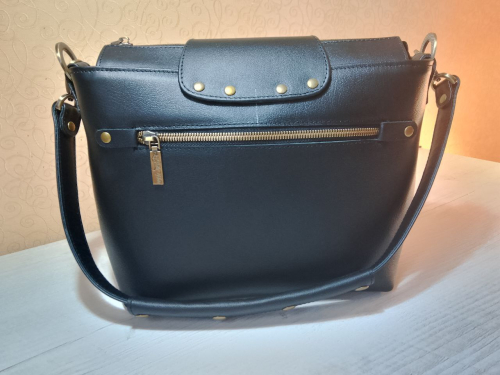 Женская сумка через плечо из натуральной кожи с рисунком ручной работы на заказ "Река смерти" на заказ | Sumnizza фото 7