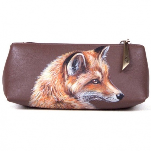 Футляр для очков "Лисица" - кожаный женский и мужской футляр для очков ручной работы с рисунком на заказ |  Sumnizza