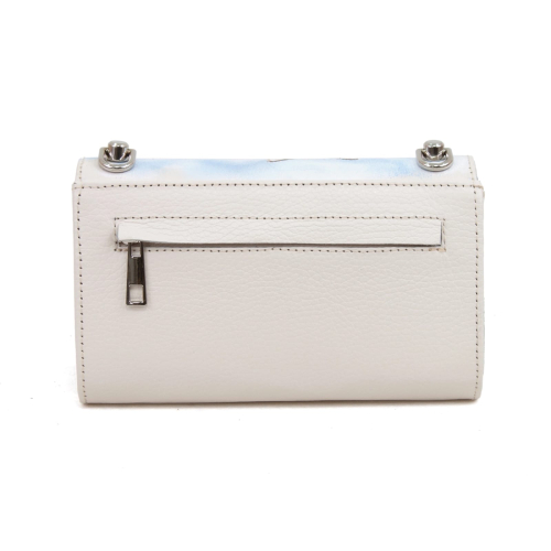 Кошелек-клатч на цепочке с росписью "Морской котик" - кожаный женский кошелек-портмоне ручной работы с рисунком на заказ |  Sumnizza фото 3