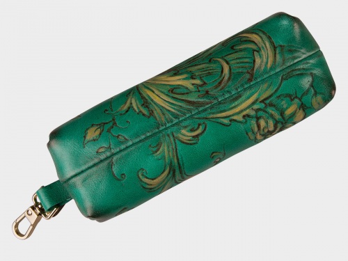 Ключница "Капитель" - кожаная ключница ручной работы с рисунком на заказ |  Sumnizza фото 2