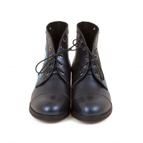 Комплект рюкзак и ботинки "Мастер и Маргарита" - кожаный женский набор рюкзак и ботинки ручной работы с рисунком |  Sumnizza фото 2