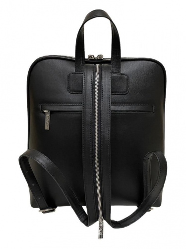 Женский кожаный рюкзак с рисунком "Мой Зайка" ручной работы с рисунком и вышивкой на заказ - Sumnizza фото 2