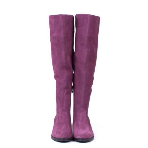 Женские замшевые ботфорты "Бусинки" - кожаные и замшевые женские сапоги ручной работы с рисунком на заказ | Sumnizza фото 2