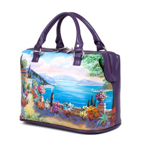 Комплект из саквояжа и кошелька "Южный город" фото фото 5