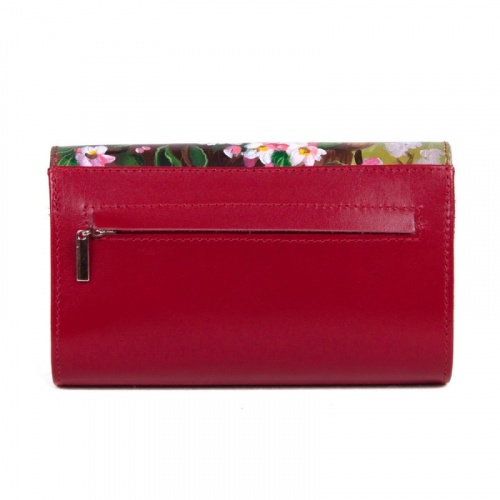 Комплект из саквояжа и кошелька с росписью "Яблоневый сад" фото фото 4