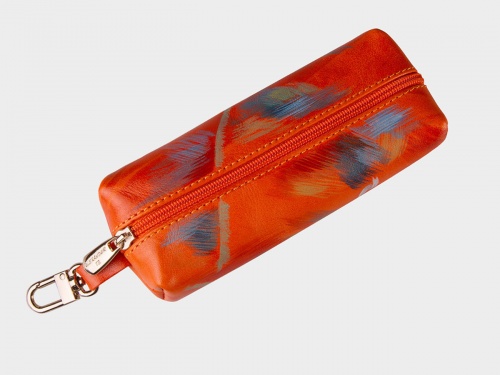 Ключница "Танцовщицы" - кожаная ключница ручной работы с рисунком на заказ |  Sumnizza фото 2