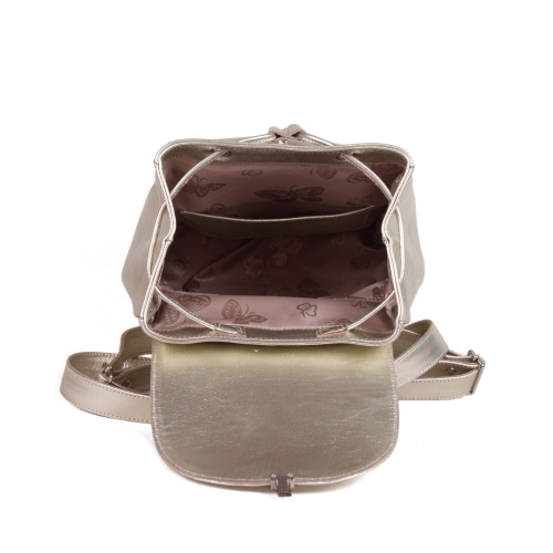 Маленький кожаный рюкзак с рисунком «Два кота» ручной работы - изготовление кожаной женской сумки ручной работы с рисунком | Сумки с принтом на заказ - Sumnizza фото 2