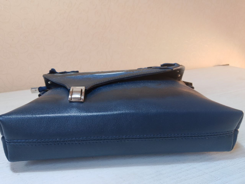 Женская сумка клатч через плечо с рисунком ручной работы на заказ "Полнолуние" на заказ - женская кожаная сумка ручной работы с авторским рисунком фото 10