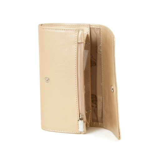 Женский кожаный кошелек-визитница с рисунком "Полет" - кожаный женский кошелек-портмоне ручной работы с рисунком на заказ |  Sumnizza фото 2