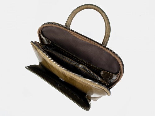 Женский стильный городскрй рюкзак с росписью собаки "Корги" ручной работы с рисунком и вышивкой на заказ - Sumnizza фото 3