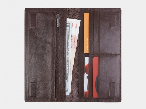 Вертикальный кошелек с отделениями для карт с рисунком "Кошка и мышка" - ручная работа" - кожаный женский кошелек-портмоне ручной работы с рисунком на заказ |  Sumnizza фото 3