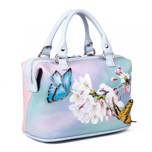 Комплект из саквояжа и кошелька "Весенний" фото фото 3