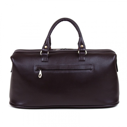 Удлиненный cаквояж "Огненный цветок" - кожаный дорожный саквояж ручной работы с рисунком на заказ |  Sumnizza фото 3