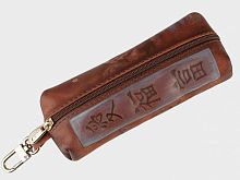 Ключница "Катхай" — кожаная ключница ручной работы с рисунком и вышивкой на заказ