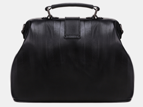 Женский кожаный саквояж "Маргарита и Кот Бегемот" — женская кожаная сумка саквояж ручной работы с рисунком и вышивкой на заказ фото 7