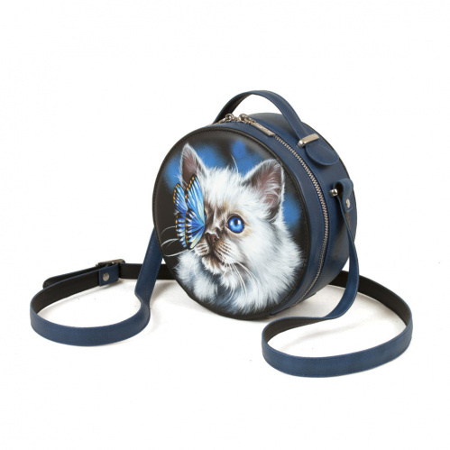 Комплект туфли и сумка "Привет, бабочка" - кожаный женский набор рюкзак и ботинки ручной работы с рисунком |  Sumnizza фото 4