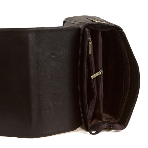 Мужской кожаный портфель с рисунком "Моя пантера" - эксклюзив ручной работы сумка ручной работы с рисунком на заказ фото 8