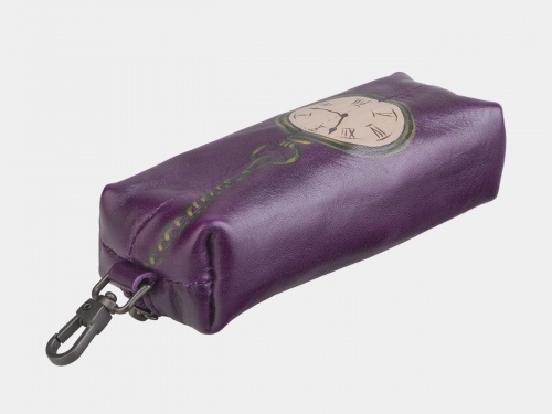 Ключница "Алиса Часы" - кожаная ключница ручной работы с рисунком на заказ |  Sumnizza фото 2