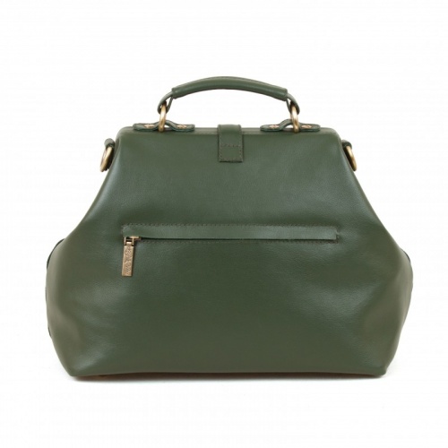 Замшевая сумка-саквояж с вышивкой "Полет" — женская кожаная сумка саквояж ручной работы с рисунком и вышивкой на заказ фото 3