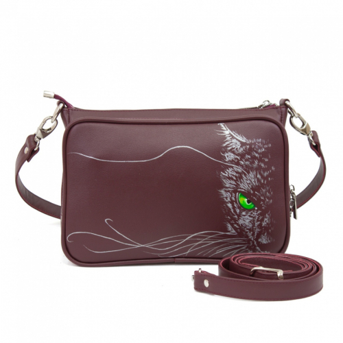 Сумка с рисунком ручной работы с изображением "Кошачьи вибриссы" на заказ | Sumnizza