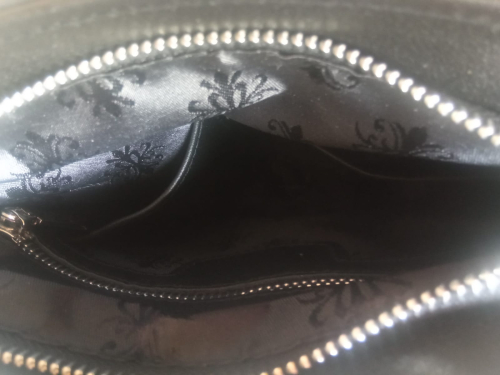 Женская кожаная сумка через плечо с рисунком ручной работы "Черная пантера" — кросс боди с принтом на заказ фото 8