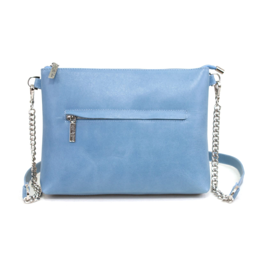 Женская сумка на комбинированном ремне "Весенняя песня" на заказ - женская кожаная сумка ручной работы с авторским рисунком фото 3