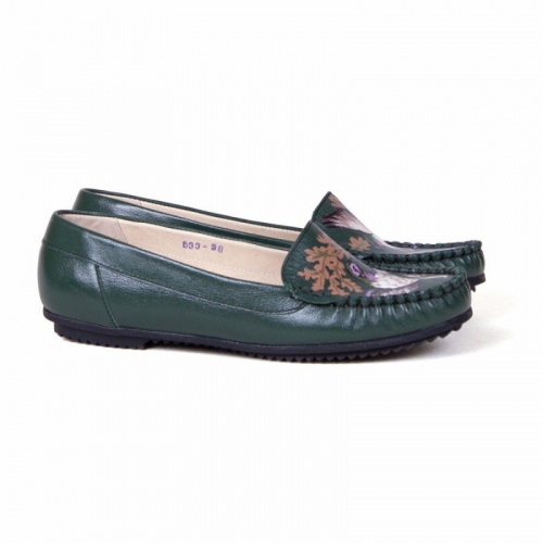 Мокасины "Птицы" - кожаные и замшевые мокасины ручной работы с рисунком на заказ | Sumnizza фото 5