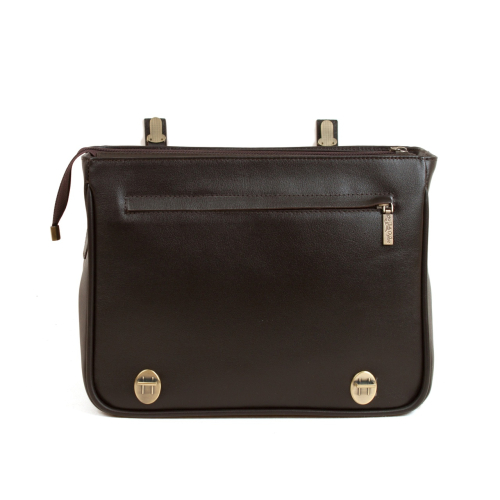 Мужской кожаный портфель с рисунком "Моя пантера" - эксклюзив ручной работы сумка ручной работы с рисунком на заказ фото 6