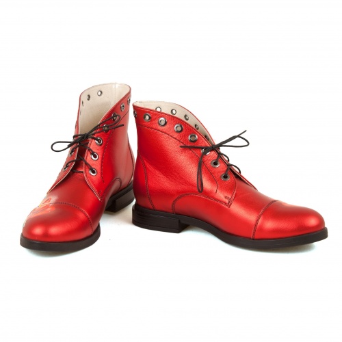 Комплект рюкзак и ботинки "Золотая осень" - кожаный женский набор рюкзак и ботинки ручной работы с рисунком |  Sumnizza фото 6