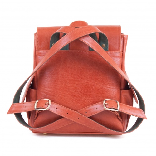 Женский городской рюкзак с росписью "Кот-бандит" - кожаный рюкзак ручной работы с оригинальным рисунком на заказ |  Sumnizza фото 4