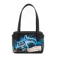 Дизайнерская сумка-шоппер, ручная роспись Чеширский кот - ручной работы на заказ