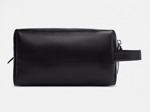 Косметичка из натуральной кожи "Черный лак" - кожаная женская косметичка ручной работы с рисунком на заказ |  Sumnizza фото 2