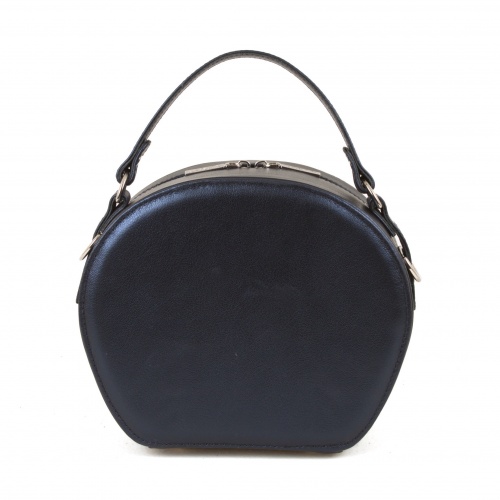 Сумка полукруг через плечо с росписью "Ван Гог Звёздная ночь" - круглая кожаная женская сумка ручной работы с рисунком |  Sumnizza фото 3