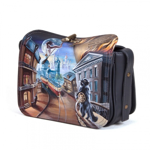 Комплект из сумки и обложки для документов "Мастер и Маргарита" фото фото 2