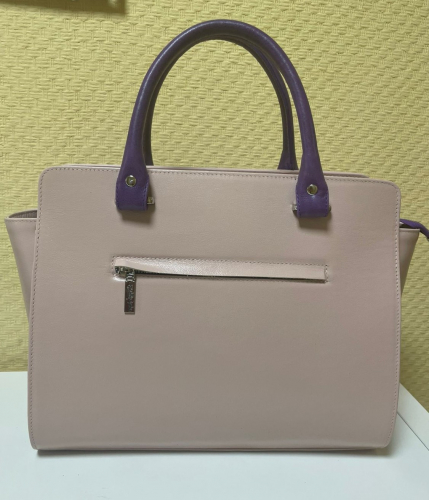 Сумка из натуральной кожи с художественной росписью "Девушка в бабочках" - изготовление кожаной женской сумки ручной работы с рисунком | Сумки с принтом на заказ - Sumnizza фото 2