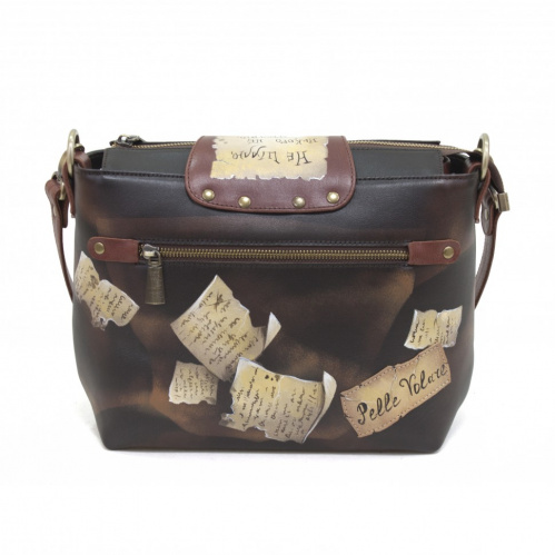 Кожаная сумка с росписью "На прицеле у Кота Бегемота" на заказ | Sumnizza фото 4