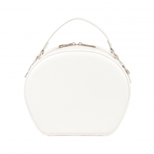 Женская полукруглая сумка "Сафари" - круглая кожаная женская сумка ручной работы с рисунком |  Sumnizza фото 5